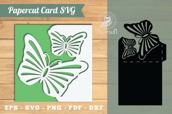 Butterfly Papercut 3D SVG for Cards And Invites