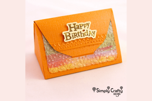 Clutch Purse Box SVG: 3D SVG for Birthdays