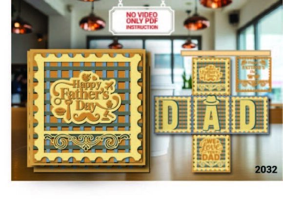 Father’s Day 3D SVG Card Review