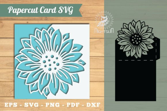 Flowers Papercut Card Template SVG 3: A 3D SVG Review for Cards And Invites