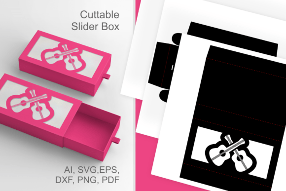 Guitars Cutout 3D SVG for Holidays