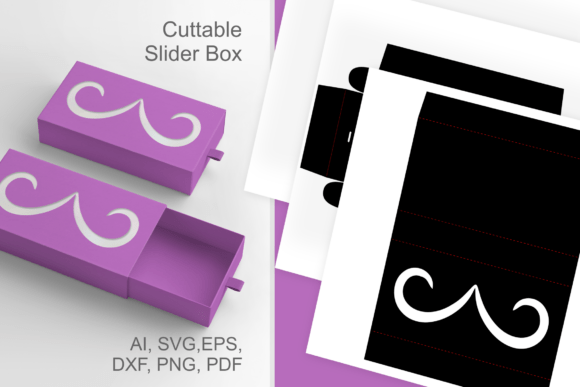 Mustache 2 Drawer SVG: Father’s Day 3D Design