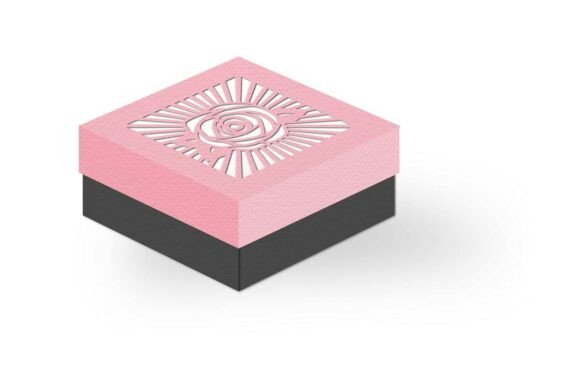 Retro Rose Rays 3D SVG Gift Boxes Review
