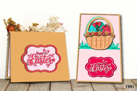 Review: 3D SVG Easter Basket Fold Card