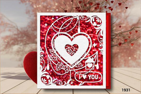 Review: I Love YOU Valentine 3D SVG for Crafts