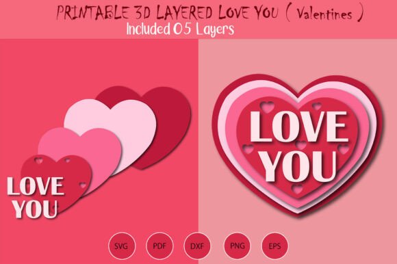 Reviewing 3D Layered Love You: A Valentine’s Day 3D SVG Asset