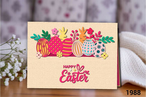 Reviewing a 3D SVG Easter Card Asset