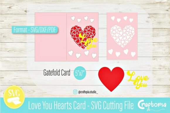 Reviewing the Love You Hearts Gatefold Card for Embroidery