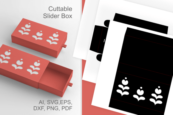 Scandi Flower X3: Spring 3D SVG Box